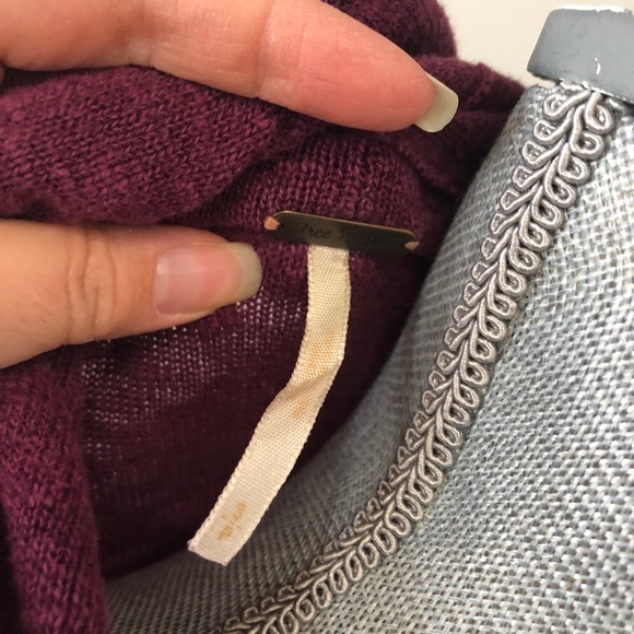 Free People ruffle front cardigan - Picture 6 of 7